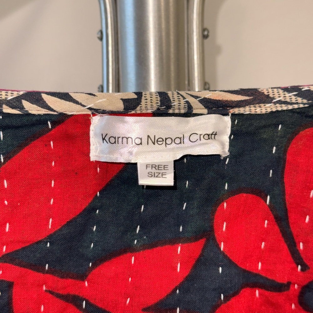 Kantha Patchwork Kimono - image 3